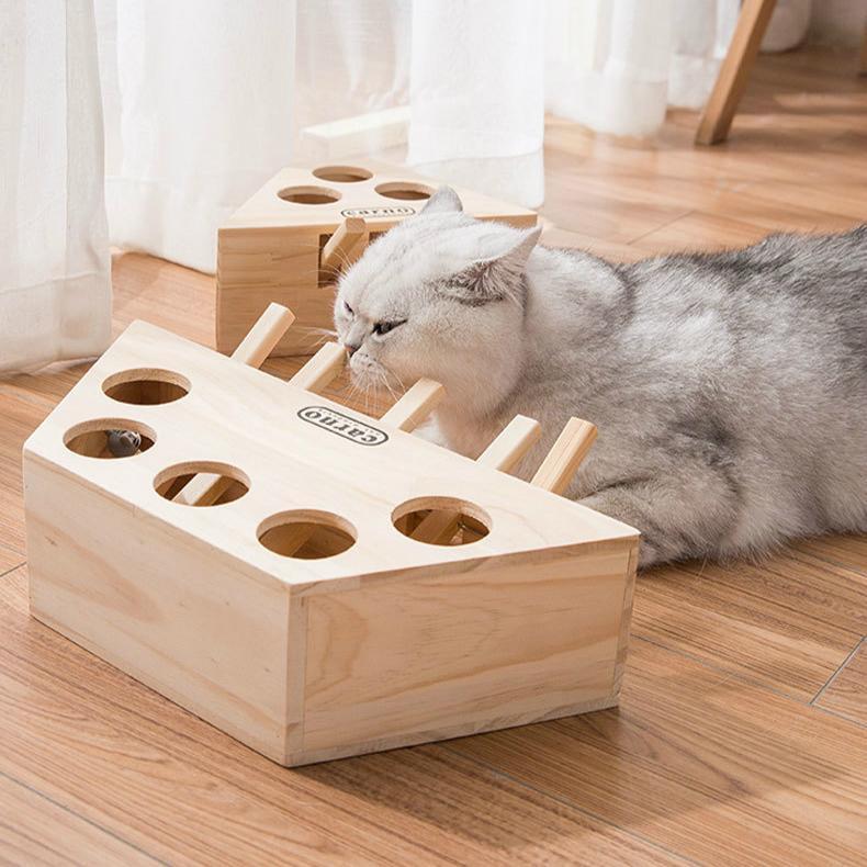 100% Wooden Cat Hit Gophers