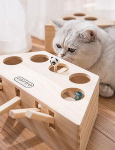 100% Wooden Cat Hit Gophers