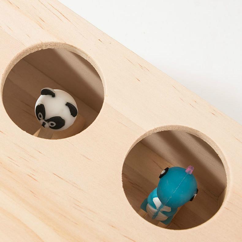 100% Wooden Cat Hit Gophers