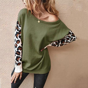 Bomshe Print Patchwork Grey Top