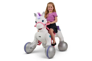 BEST GIFT CHOICE Latest 12-Volt Unicorn Smart Interactive Ride-On Toy (Special Offer Today Only & Free Shipping)