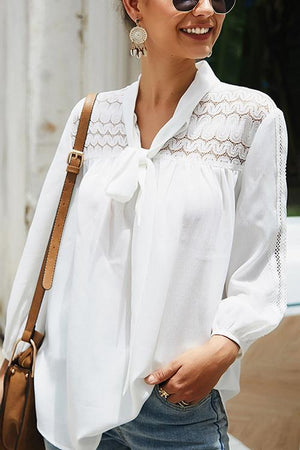 Andie Lace Long Sleeve Top - 2 Colors