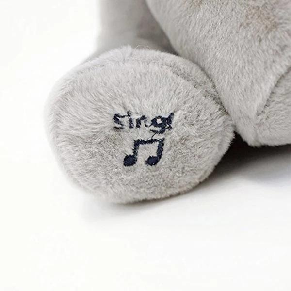 Christmas Supplies! （Best Gift For Children）Baby Peek A Boo Animated Singing Elephant Flappy Plush Toy