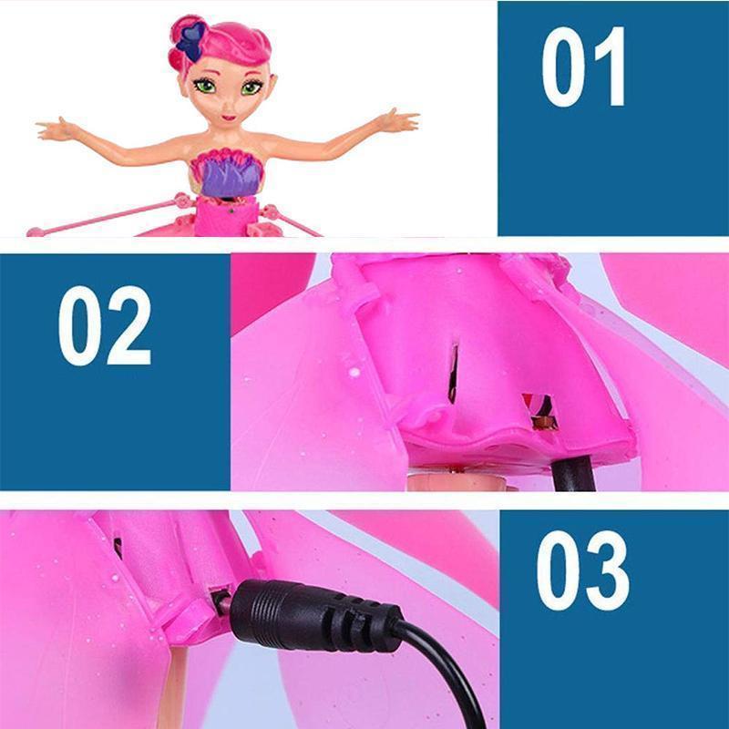 Magic Flying Fairy Princess Doll Infrared Kids Toys