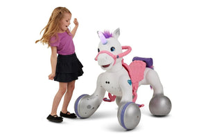 BEST GIFT CHOICE Latest 12-Volt Unicorn Smart Interactive Ride-On Toy (Special Offer Today Only & Free Shipping)