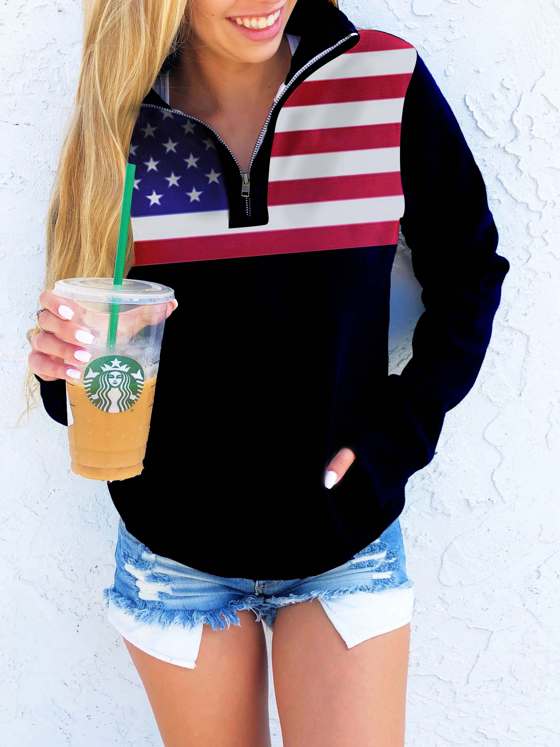 American Flag 4th Of July Sweatshirt